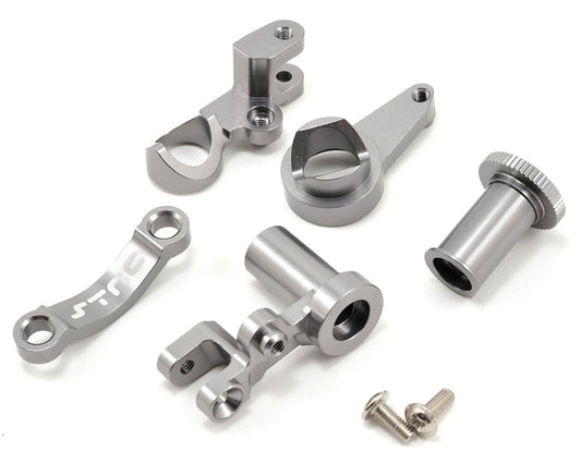 STRC Precision CNC Aluminum Steering Bellcranks: Slash 4x4 (Gunmetal)