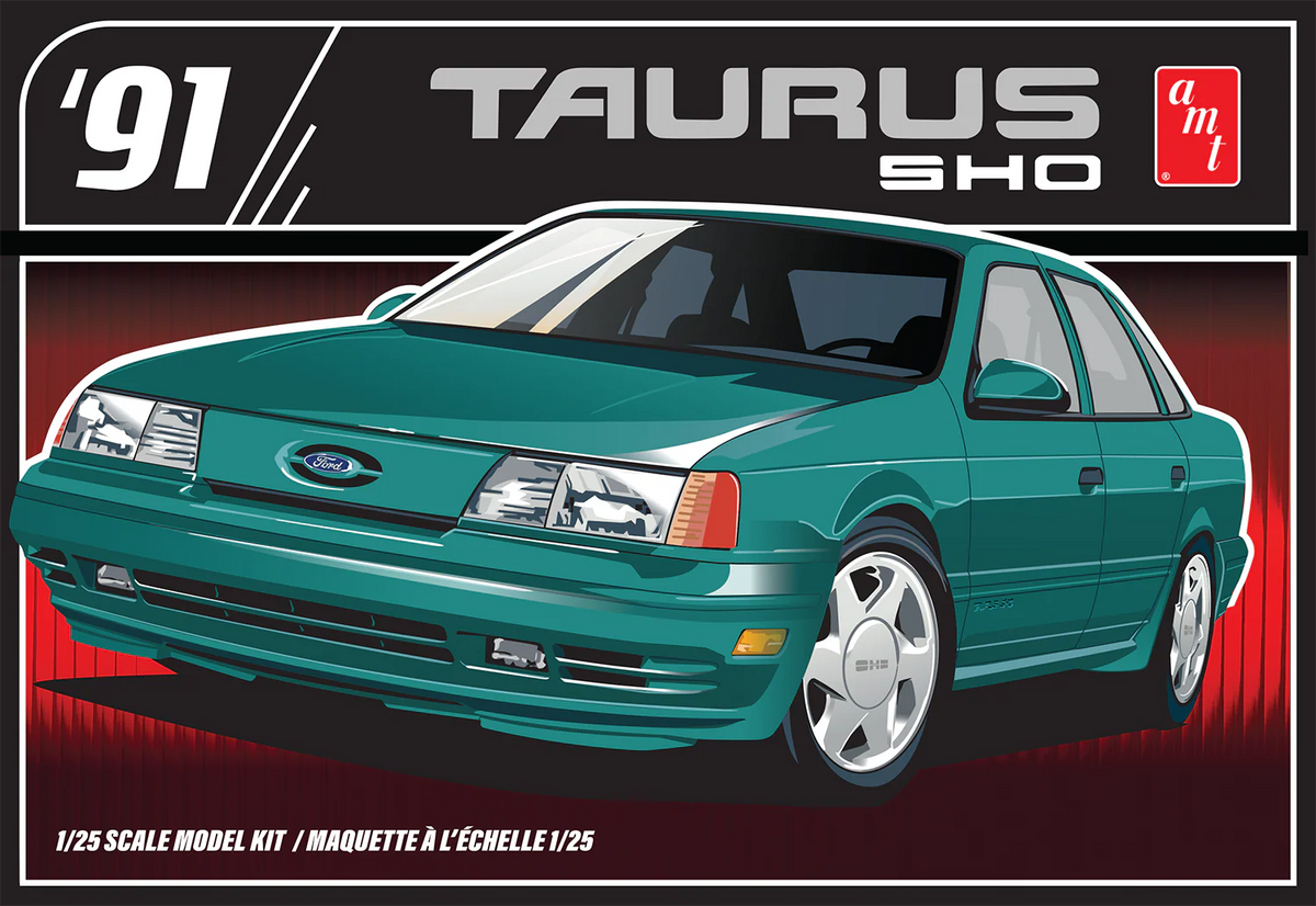AMT 1/25 1991 Ford Taurus SHO Model Kit: Level 2