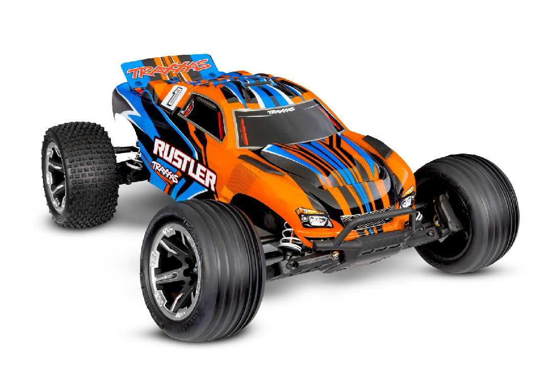 Traxxas Rustler 1/10 2WD Clipless XL-5 RTR Stadium Truck w/NiMH Battery and Charger