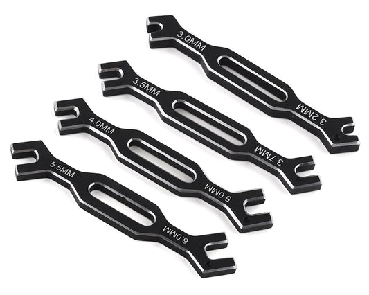 Protek RC Aluminum Turnbuckle Wrench Set: 3,3.2,3.5,3.7,4,5,5.5,6mm