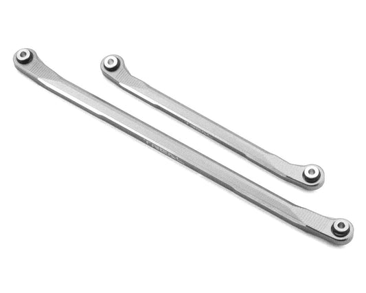 Treal Hobby Aluminium 7075 Steering Linkages: SCX6 (Silver)