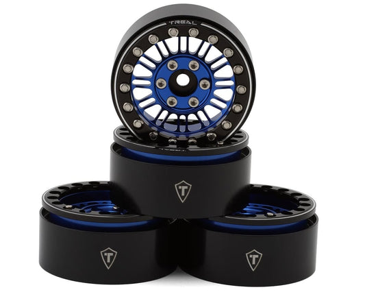 Treal 1.9” Type K Multispoke Beadlock Rims: Blue
