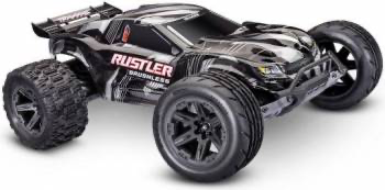 Traxxas Rustler 1/10 2WD Brushless VX3 w/TSM: Black