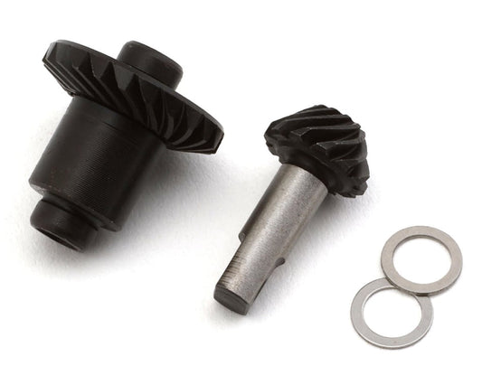 INJORA Steel Helical Overdrive Differential Gears: TRX-4M (12/22T)