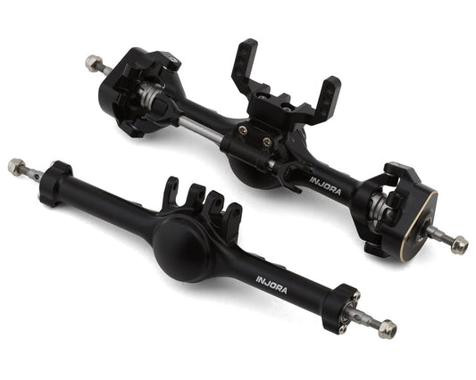 INJORA Front/Rear Planetary Axles w/ Scale Hydraulic Steering: TRX-4M