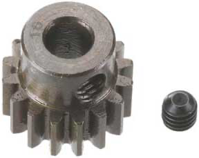 Robinson Racing Extra Hard Steel Mod.8 Pinion: 5mm Shaft (16T)