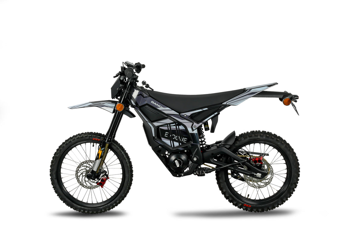 Evoque Bandit Stealth Electric Dirt Bike – 8kW Peak, 120km Range