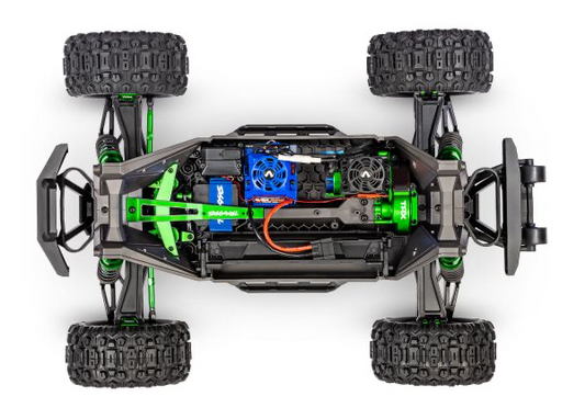 Traxxas MAXX 4S V2 Ultimate 1/10 4WD Monster Truck: w/4S 6700 and EZ Peak Charger (Green)