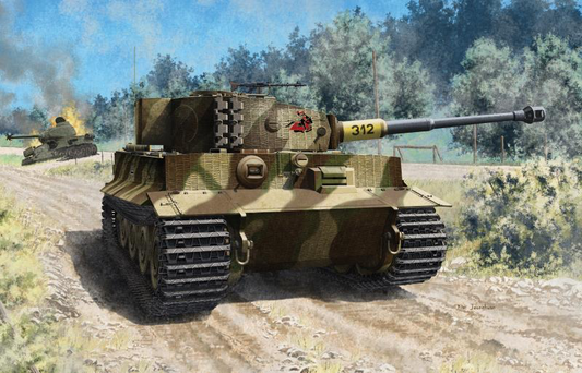 Academy 1/35 TIGER-1 Late Version Tank Model Kit