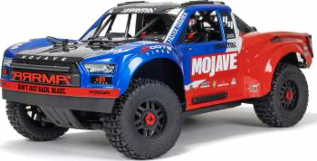 Arrma Mojave 1/8 4S BLX Electric Desert Truck: RTR (Blue/Red)