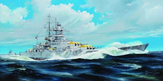 Trumpeter 1/200 German Battleship “Gneisenau” Model Kit