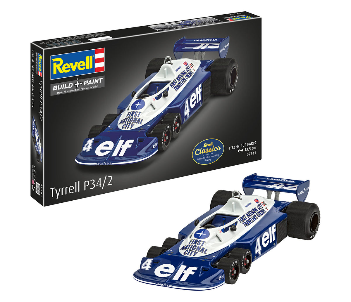 Revell 1/24 Terrell P34/2 Formula One Model Kit