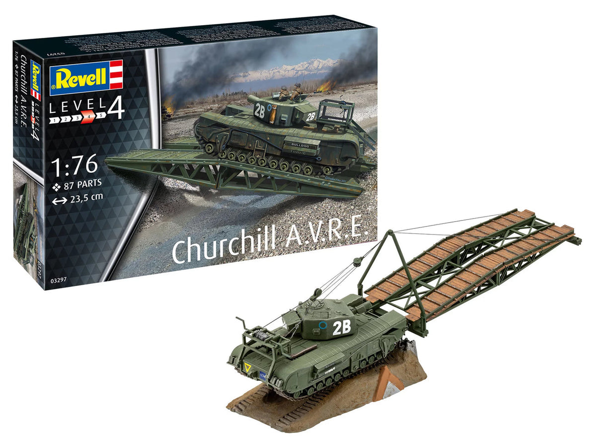 Revell 1/76 Churchill A.V.R.E Bulldog Model Kit