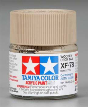 Tamiya Acrylic: XF-78 (Wooden Deck Tan)