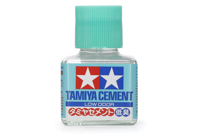 Tamiya Model Cement Low Odour: Styrene/ABS (40ml)