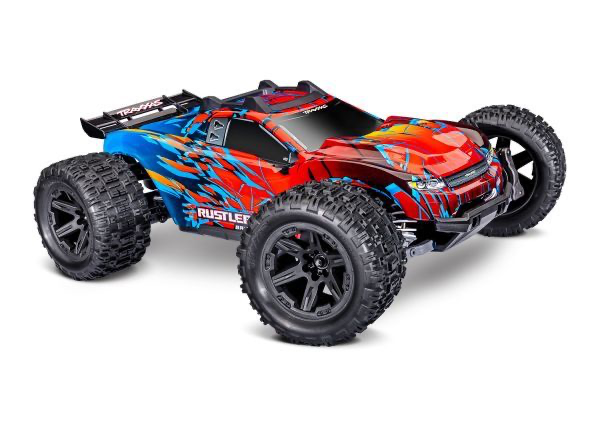 Traxxas 1/10 Rustler 4x4 VX3 Stadium Truck: RTR