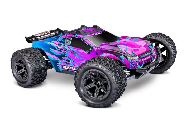 Traxxas 1/10 Rustler 4x4 VX3 Stadium Truck: RTR