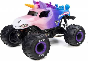 Losi 1/18 Mini LMT 4WD Monster Truck: RTR (Sparkle Smash)