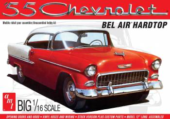 AMT 1/16 1955 Chevrolet Bel-Air Hardtop Model Kit