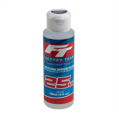Team Associated Factory Team Silicone Shock Oil: 25wt (4oz)
