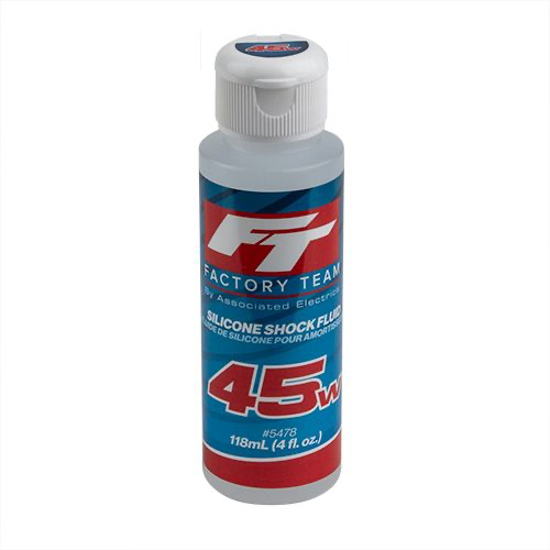 Team Associated Factory Team Silicone Shock Oil: 45w (4oz)