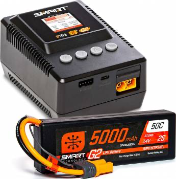Spektrum G2 2S 5000mah Powerstage Bundle w/AC S155 Charger