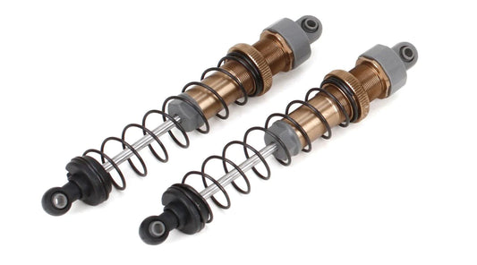 ECX Aluminum Rear Shock Set: 1:10 2wd Cir/Ruk/Torm