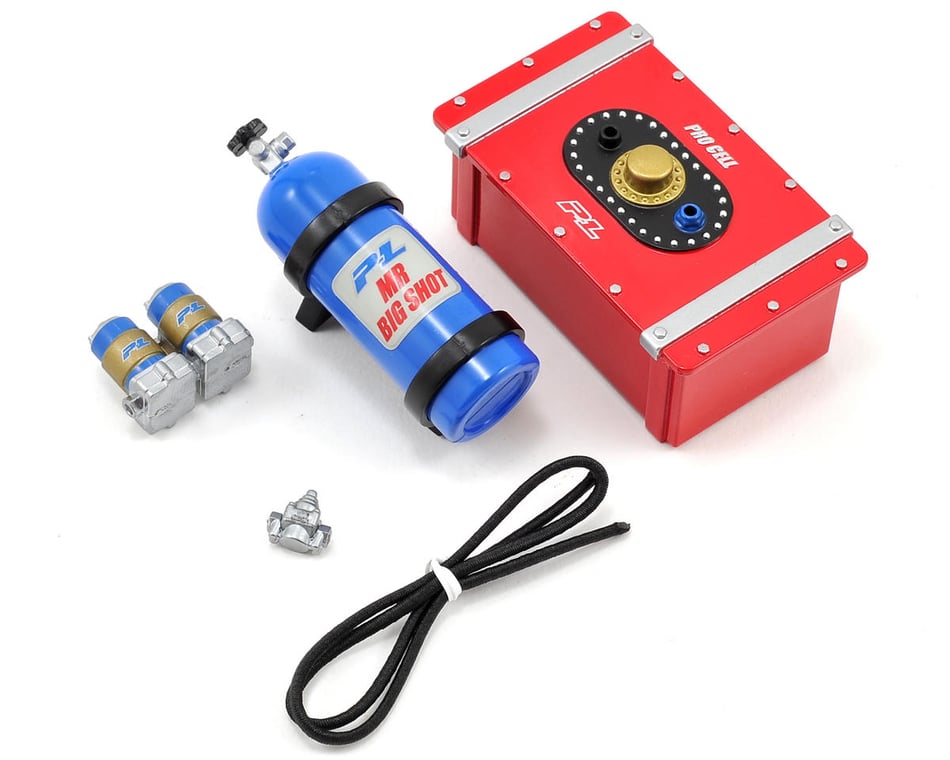 Pro-Line Scale Accessory Assortment #8 (Fuel Cell,Nitro Bottle,Bracket,Fuel Pump,Fuel Regulator and Fuel Line