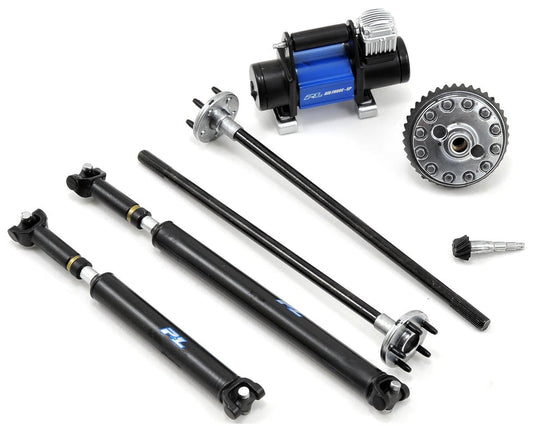 Pro-Line Scale Accessory Assortment #10 (Long Driveshaft, Short Driveshaft, Axles,Ring Gear w/Locker Pinion Shaft, Portable Air Compressor