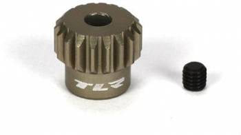 TLR Aluminum Pinion Gear 3mm Bore: 48P (18T)