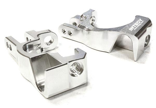 Integy Billet Aluminum Caster Blocks: Slash 4x4 (Silver)