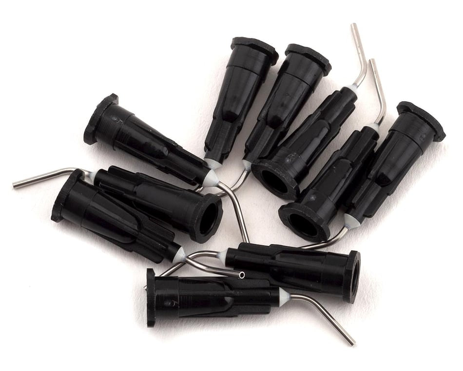 1UP Racing HD Curved Steel Glue Tips: Standard Tip (10pcs)