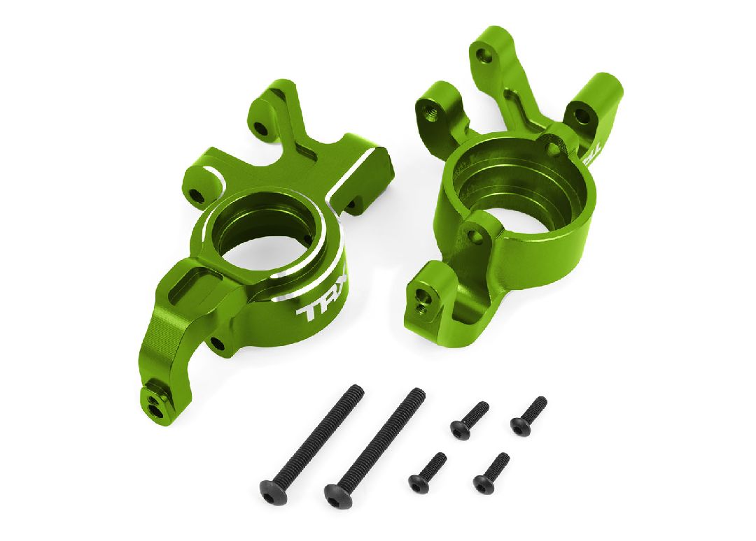 Traxxas Aluminum Steering Blocks: XRT/X-Maxx (Green)