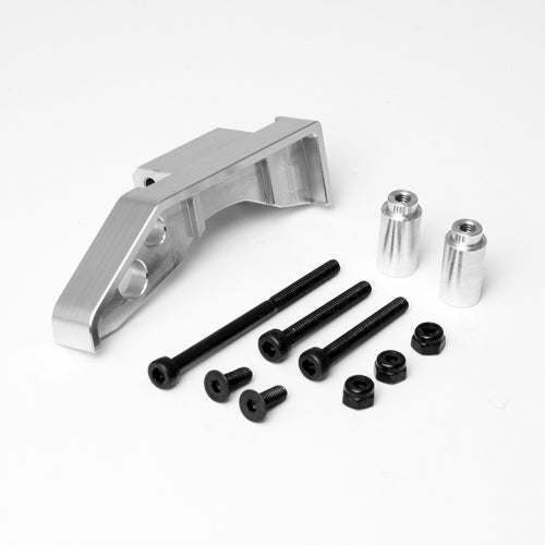 GMade R1 Front Upper Link Mount Axle Truss: Silver