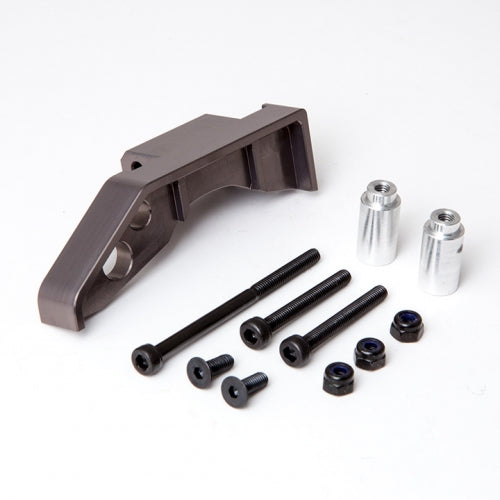 GMade R1 Front Upper Link Mount Axle Truss: Titainium Gray