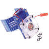Integy Aluminum Motor Heatsink w/ Cooling Fan: Slash/Stampede/Rustler/Bandit (Blue)