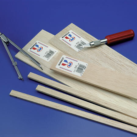 Midwest Balsa Sheets 1/8 x 3 x 36 EACH