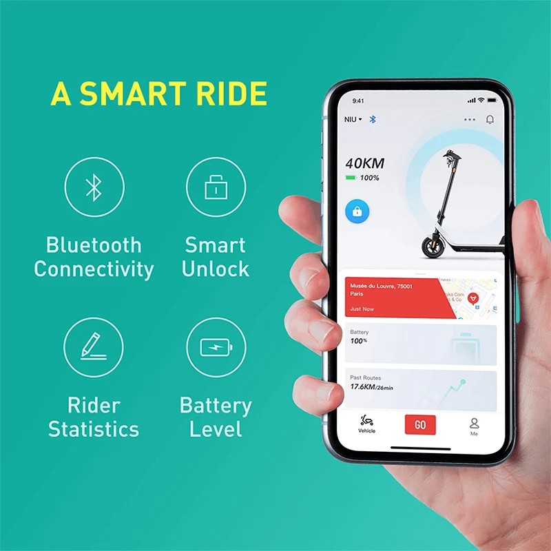 NUI KQi2 PRO Electric Kick Scooter