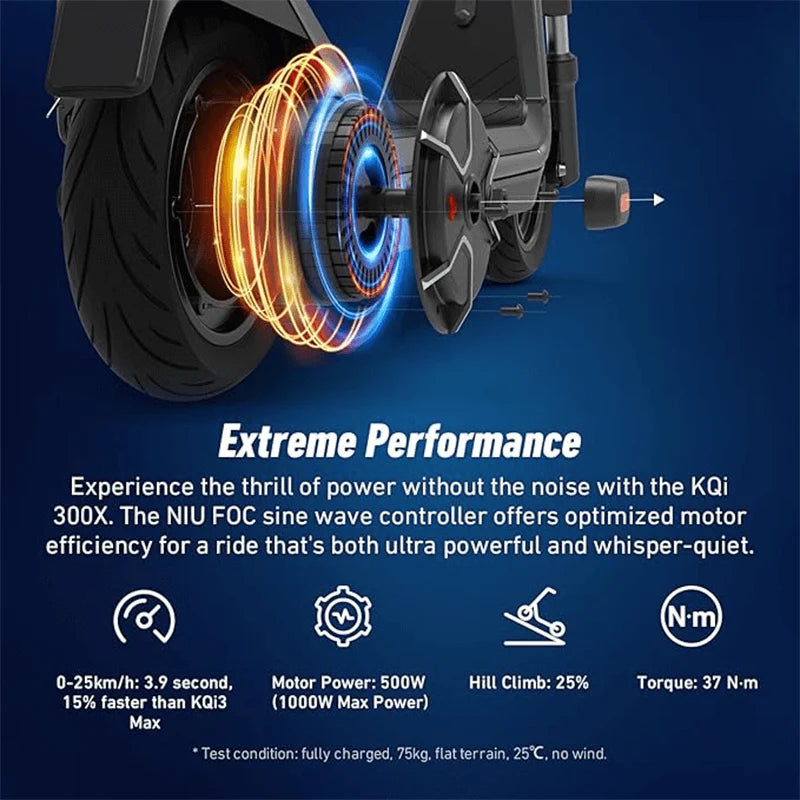 NIU KQi 300X Electric Kick Scooter