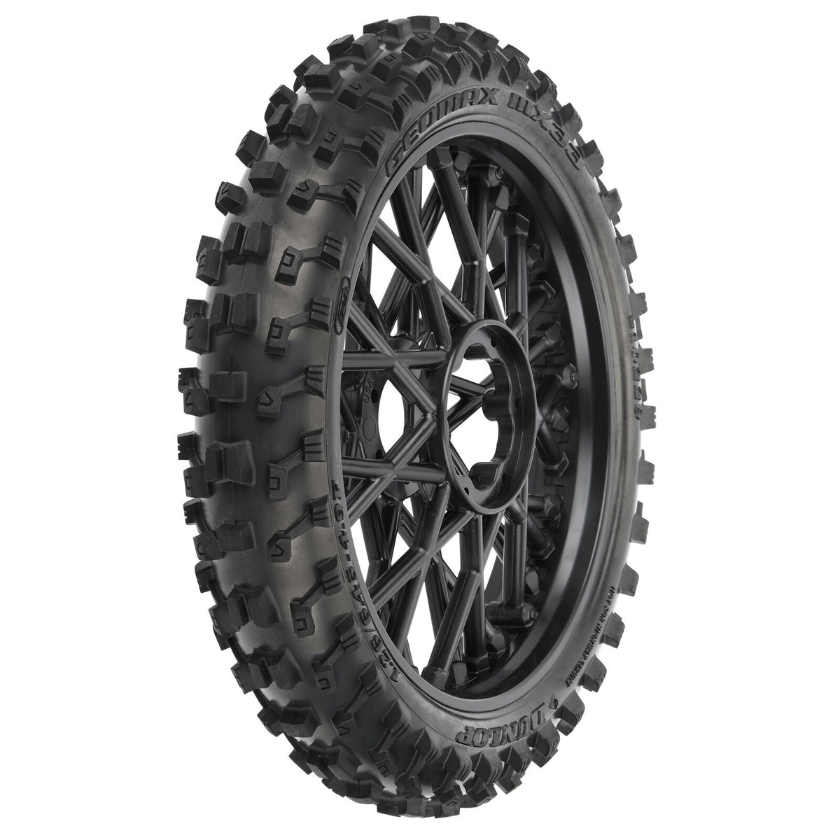 Pro-Line Dunlop Geomax MX33 V2 Bead CR4 Front Tire MTD Bullyspoke Black