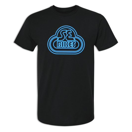 SE Bikes Neon Logo Shirt Black (Small)