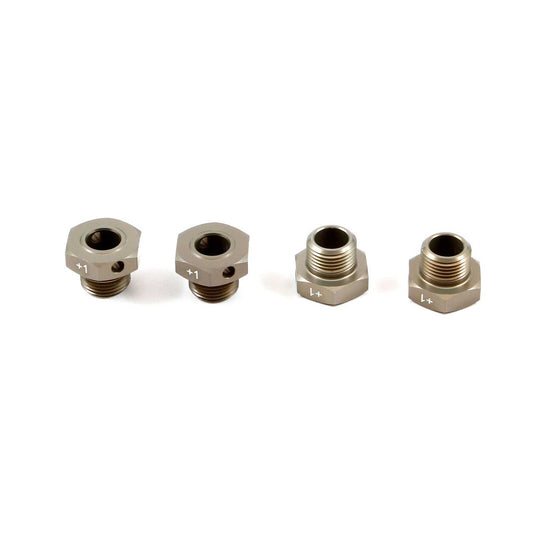 TLR Aluminum Wheel Hexes: 8B 3.0 (1mm Wider)