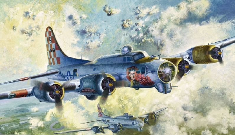 Academy 1/72 B-17G Flying Fortress “Nose Art” Model Kit
