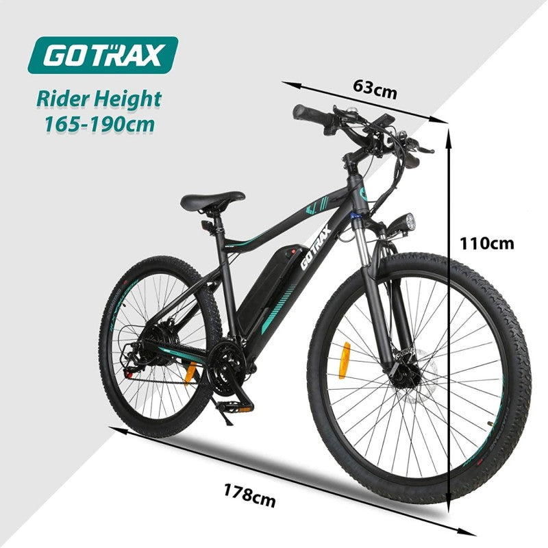 GOTRAX E03 Electric Mountain Bike (350W Motor)