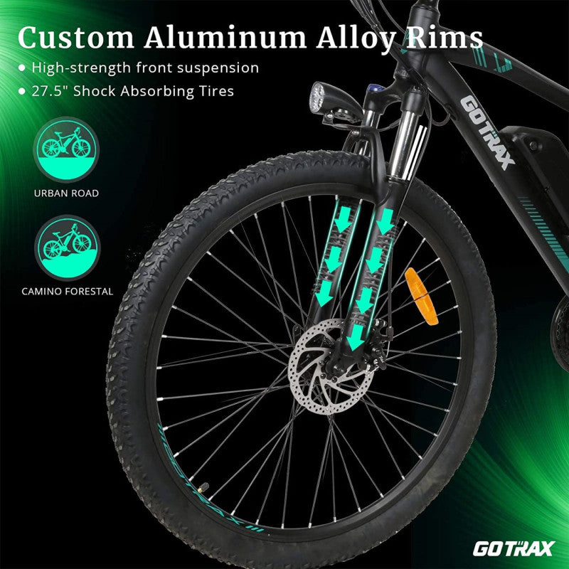 GOTRAX E03 Electric Mountain Bike (350W Motor)