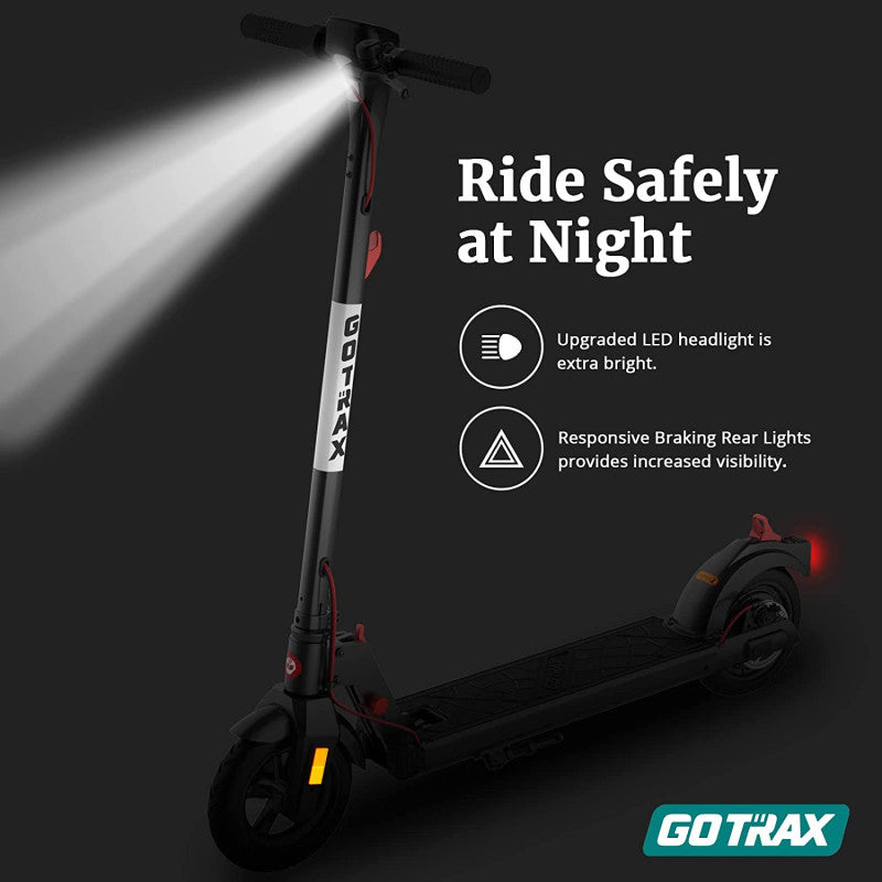 GOTRAX Apex XL 8.5” Lightweight Folding Electric Scooter (Red/Black)