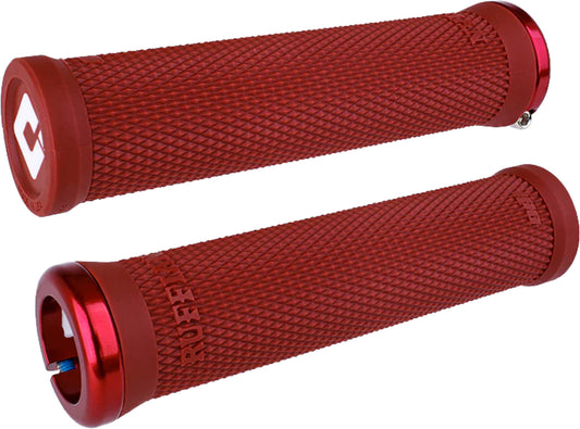ODI Ruffian V2.1 Lock-on Grips – Dark Red