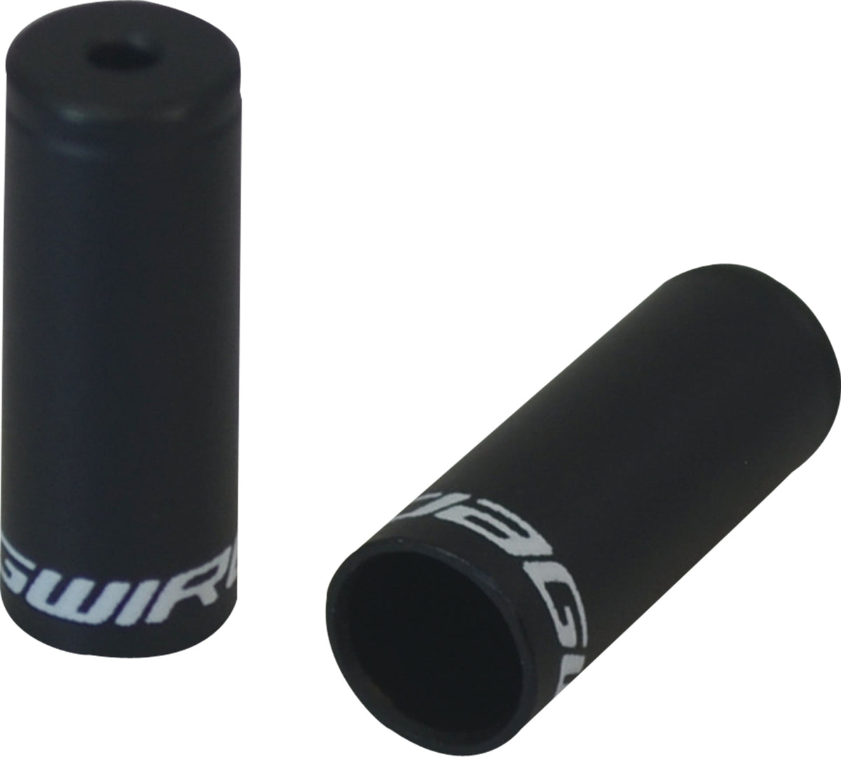Jagwire Open End Brake Ferrules: 5mm (Black/Brass)