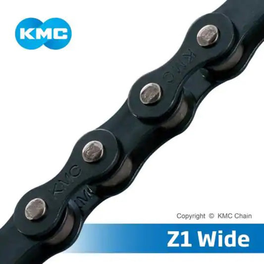 KMC Z1 Single Speed Chain Wide 1SP 1/8" Natural Black