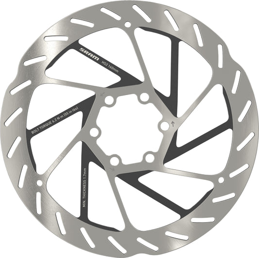 SRAM HS2 Rounded Rotor - 6-Bolt 200mm